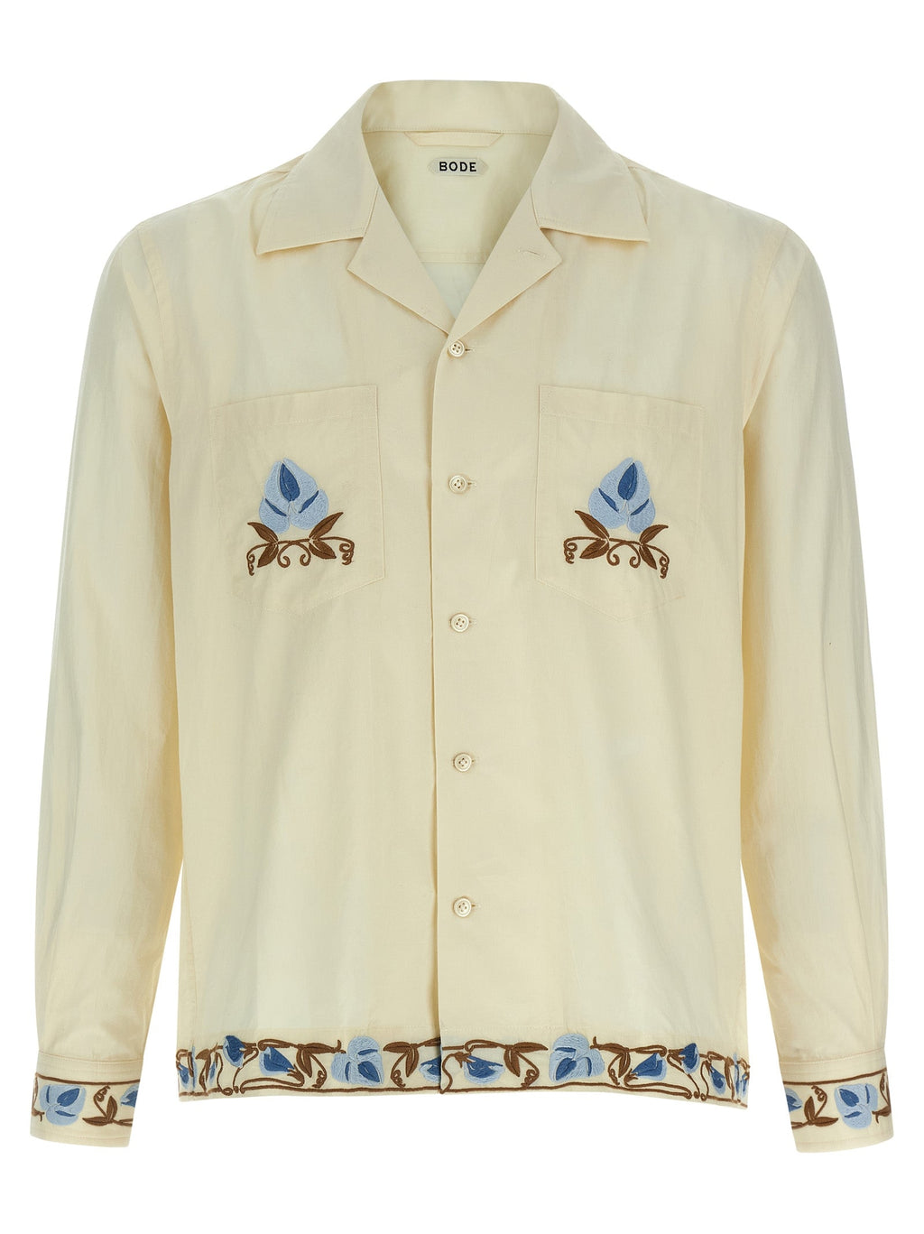BODE Beige Cotton Blouse