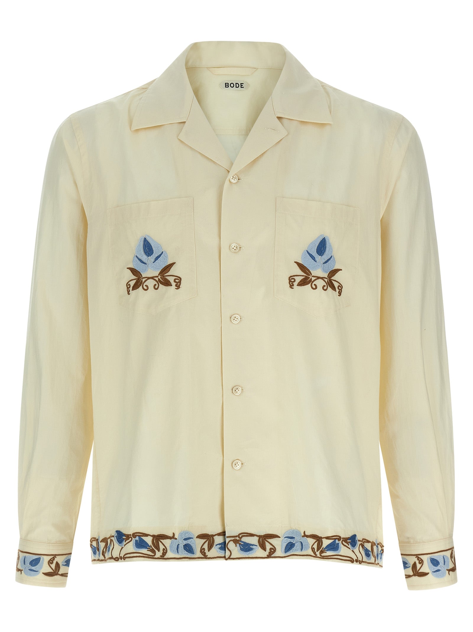 BODE Beige Cotton Blouse