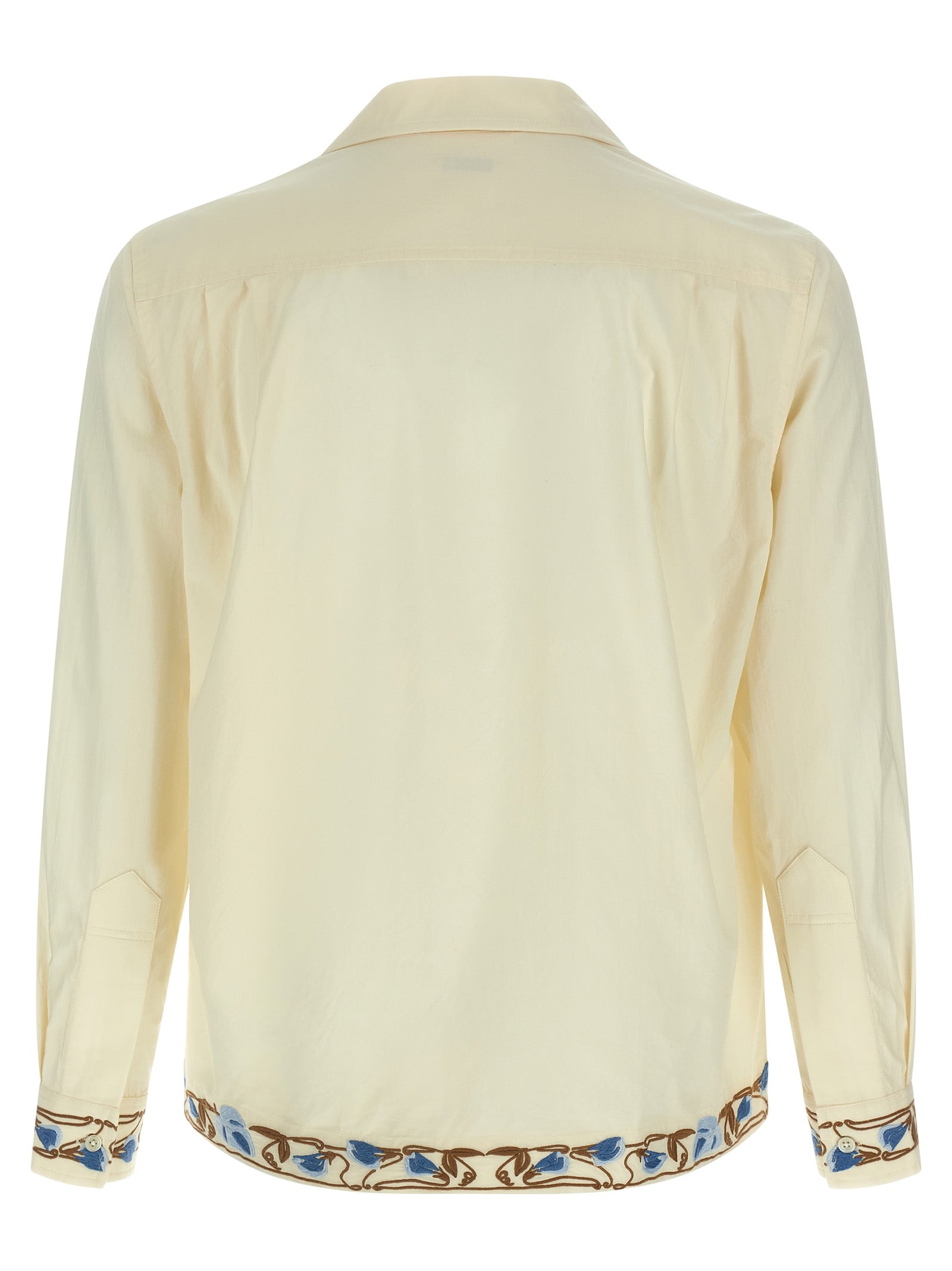 BODE Beige Cotton Blouse