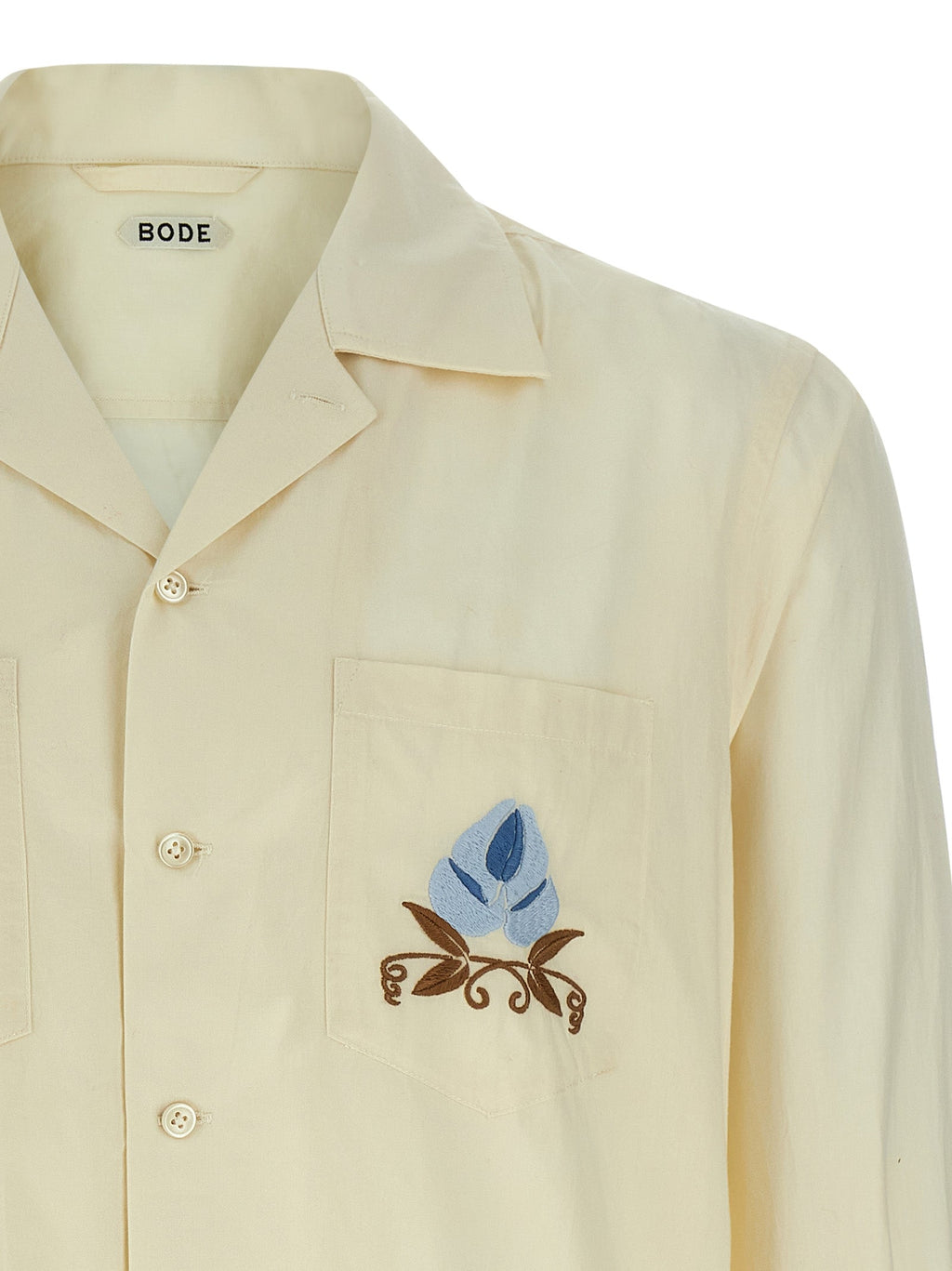 BODE Beige Cotton Blouse