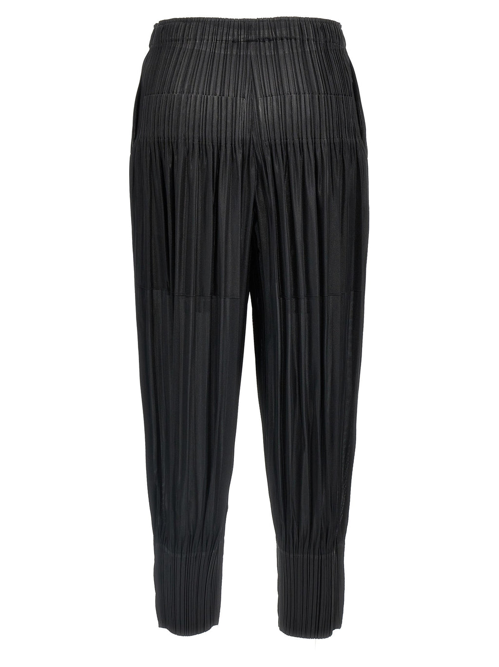 PLEATS PLEASE ISSEY MIYAKE Black Polyester Casual Pants PLEATS PLEASE ISSEY MIYAKE