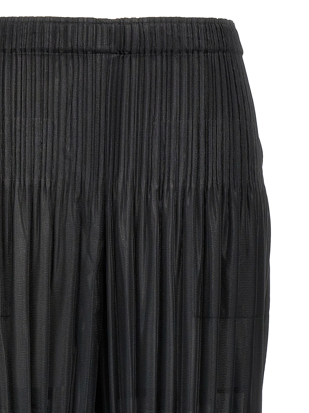 PLEATS PLEASE ISSEY MIYAKE Black Polyester Casual Pants PLEATS PLEASE ISSEY MIYAKE