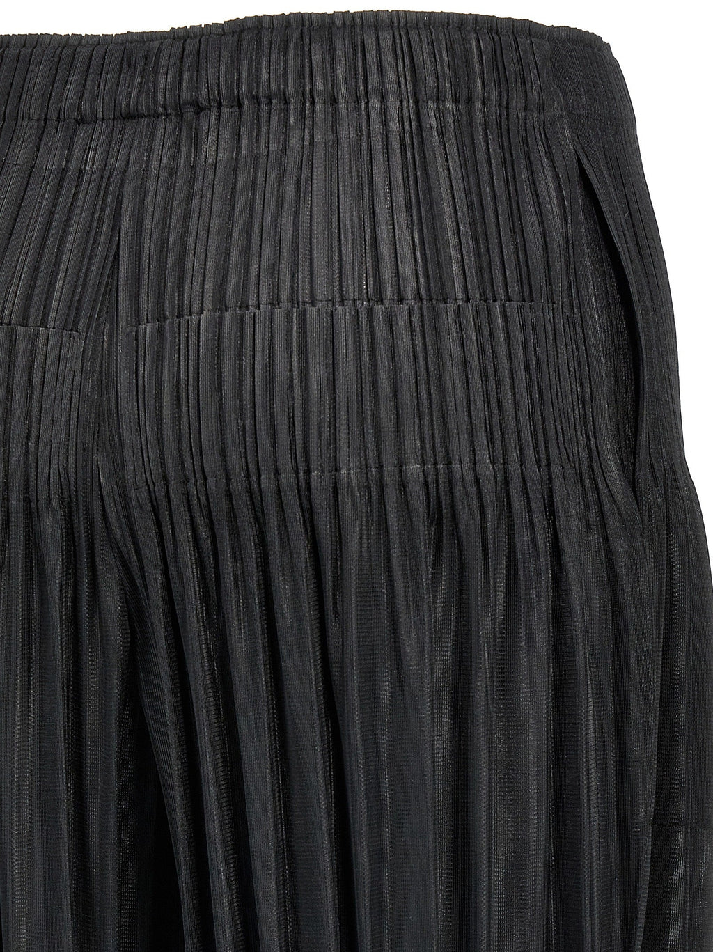 PLEATS PLEASE ISSEY MIYAKE Black Polyester Casual Pants PLEATS PLEASE ISSEY MIYAKE