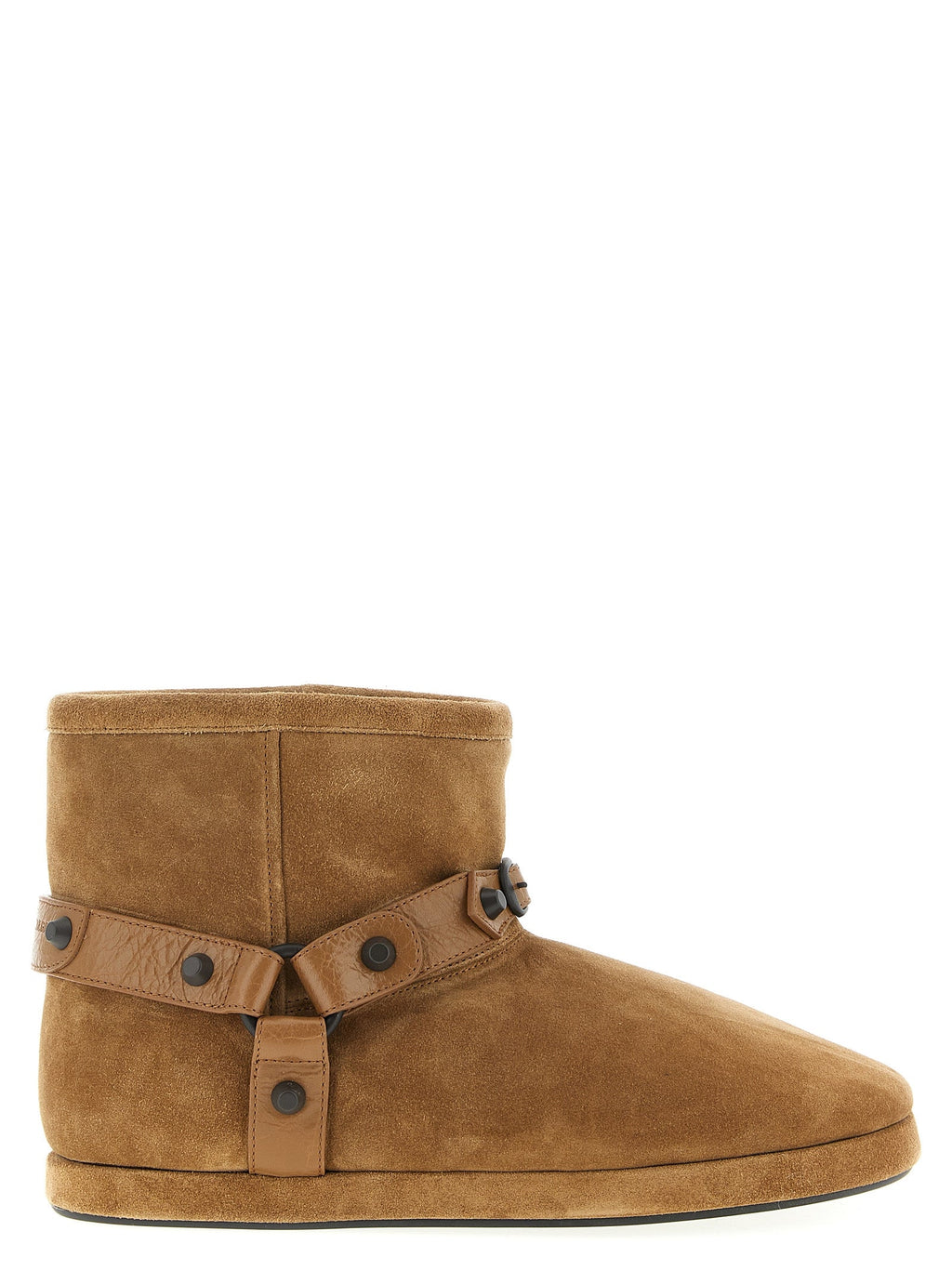 Balenciaga Beige Calfskin Ankle Boots