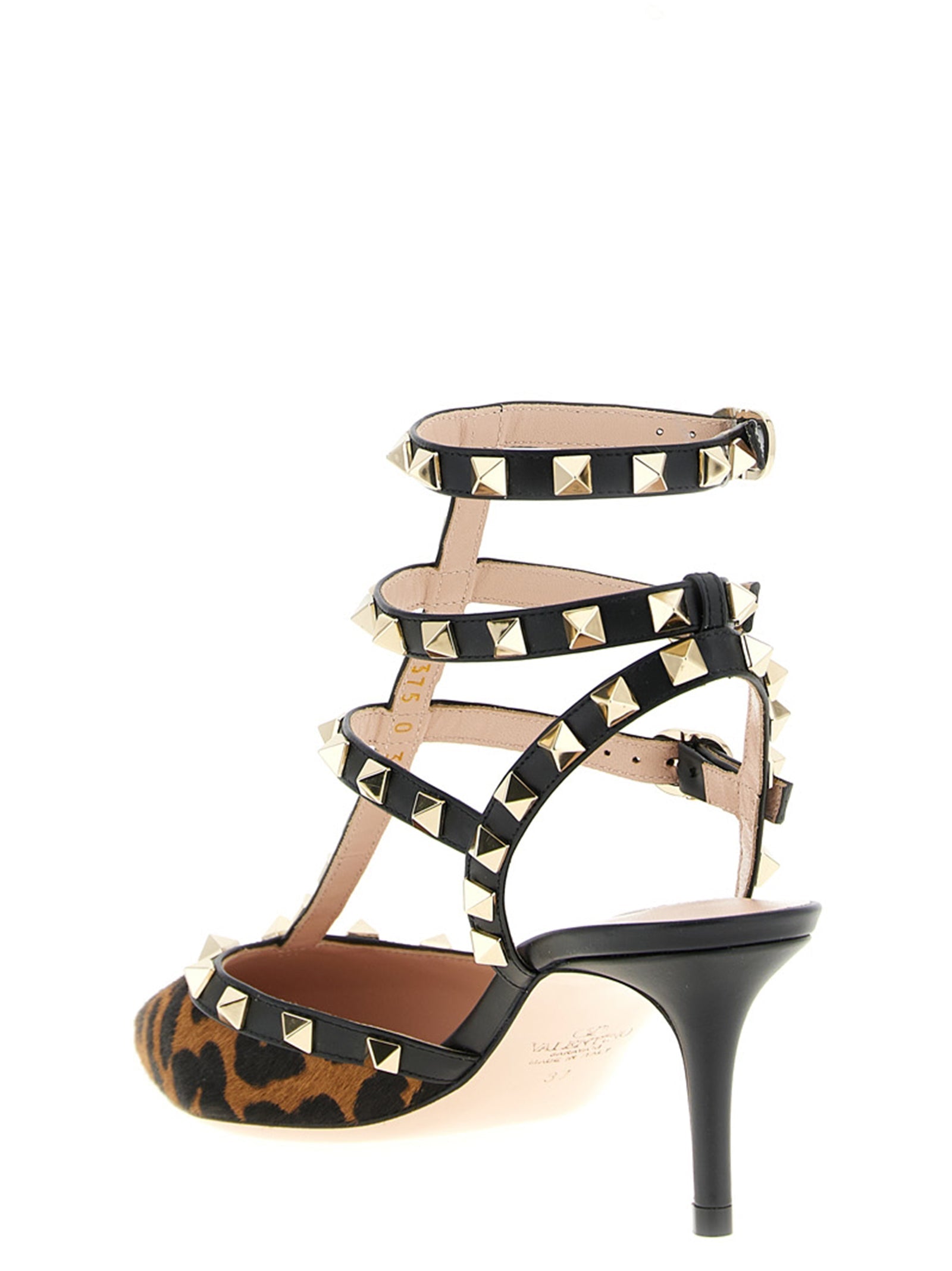 Valentino Garavani Multicolor Calfskin Mid Heel Pumps