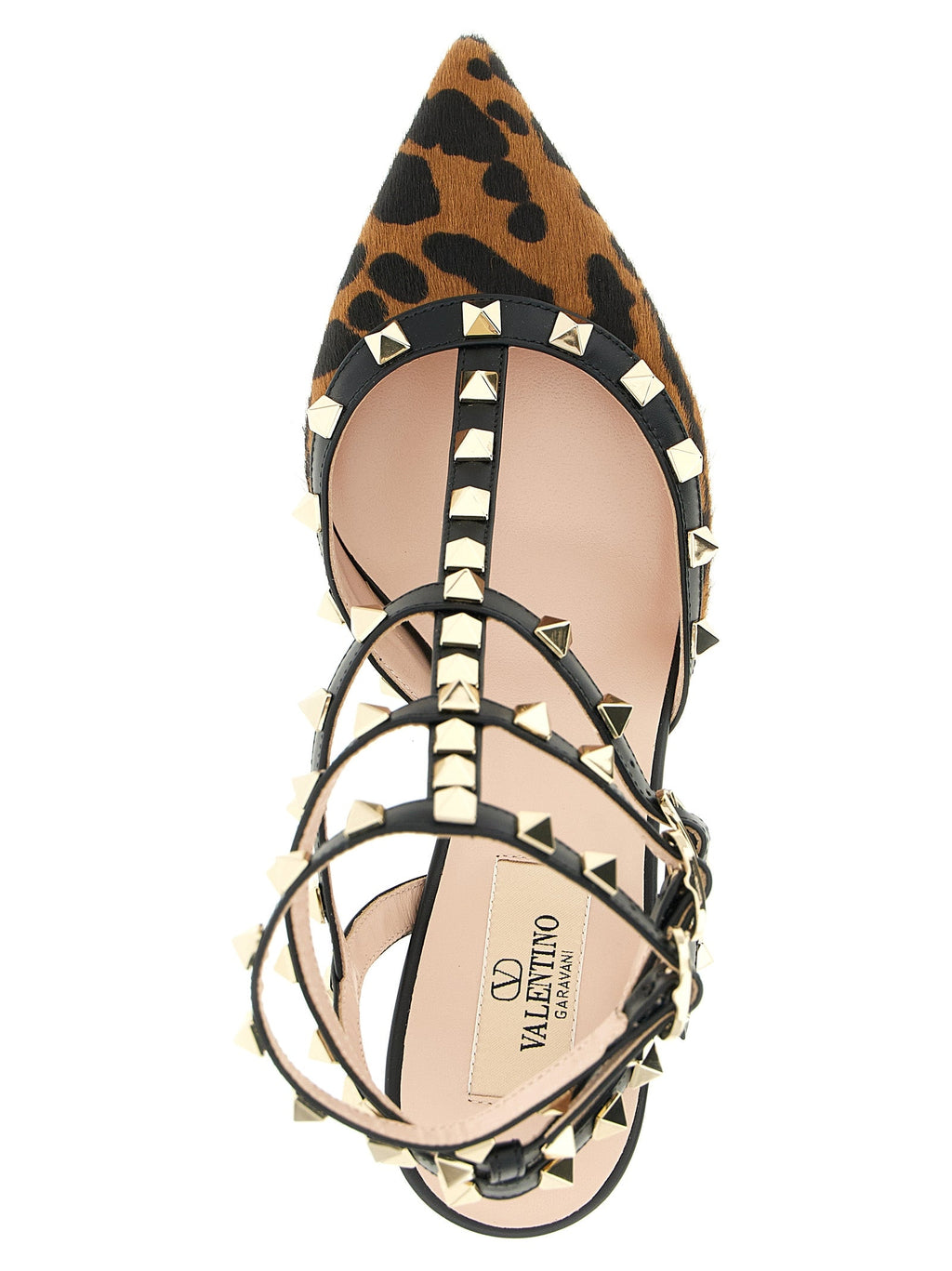 Valentino Garavani Multicolor Calfskin Mid Heel Pumps