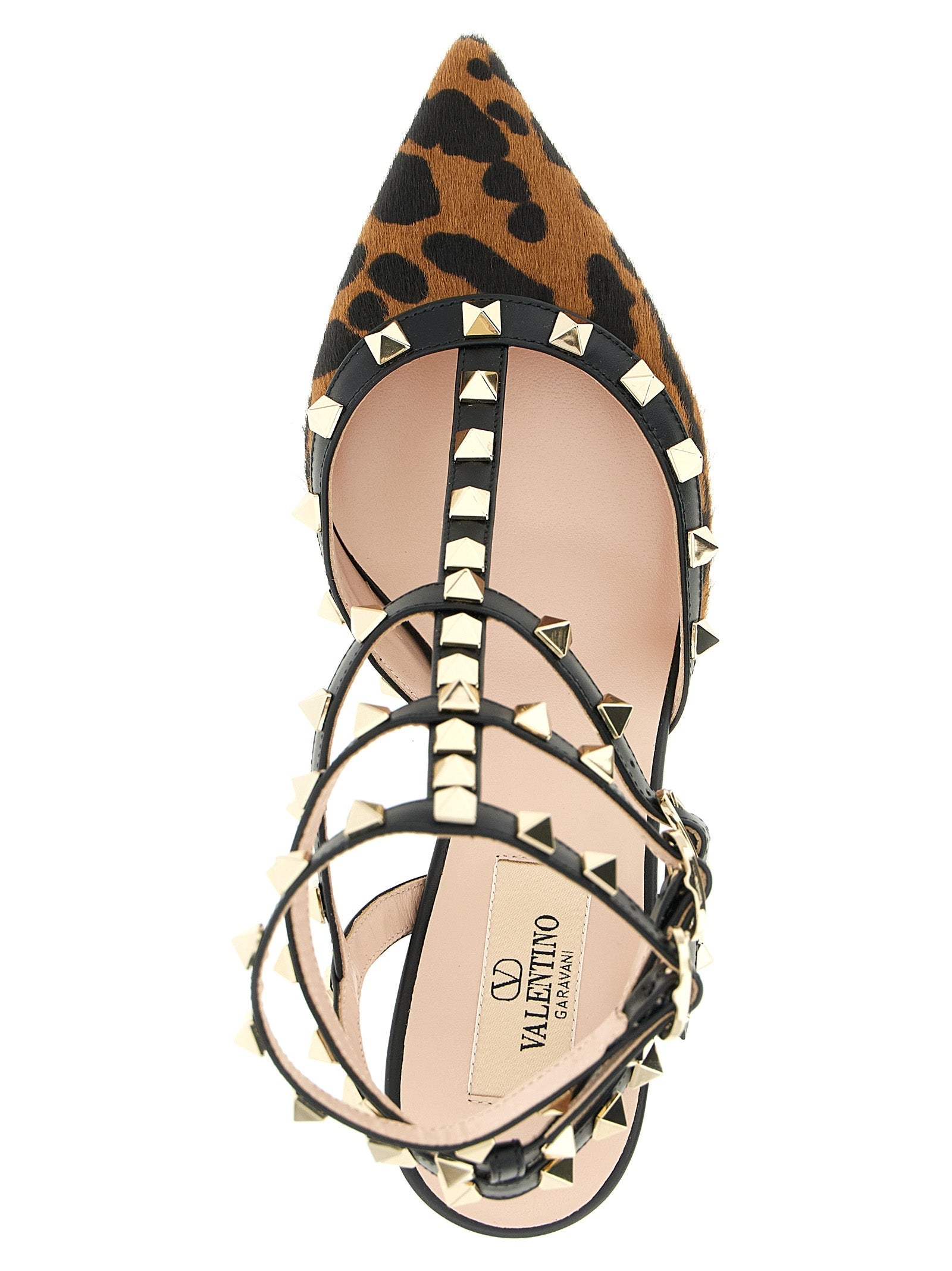 Valentino Garavani Multicolor Calfskin Mid Heel Pumps