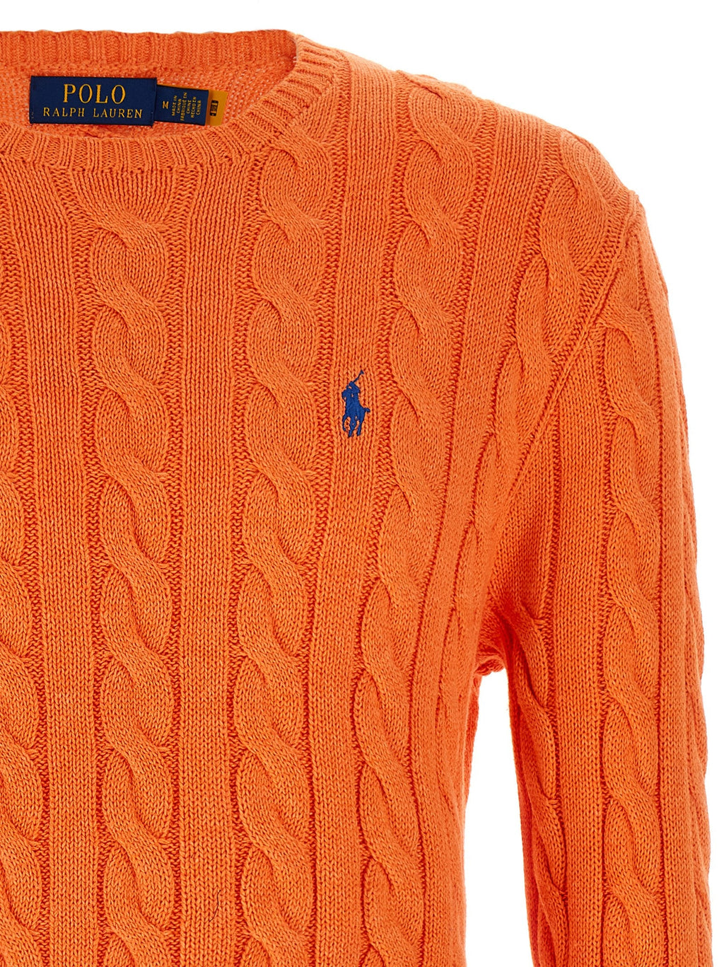Polo Ralph Lauren Orange Cotton Cardigan