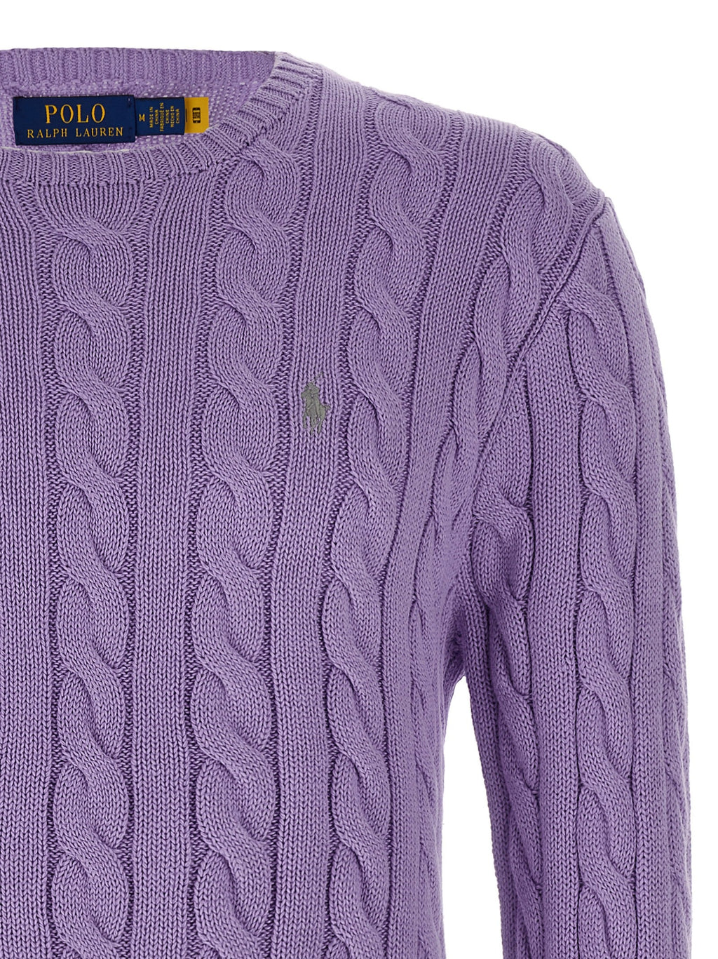 Polo Ralph Lauren Purple Cotton Cardigan
