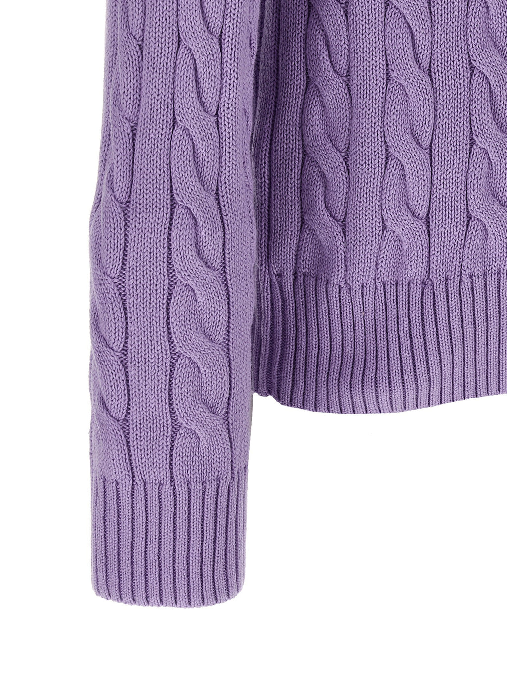 Polo Ralph Lauren Purple Cotton Cardigan
