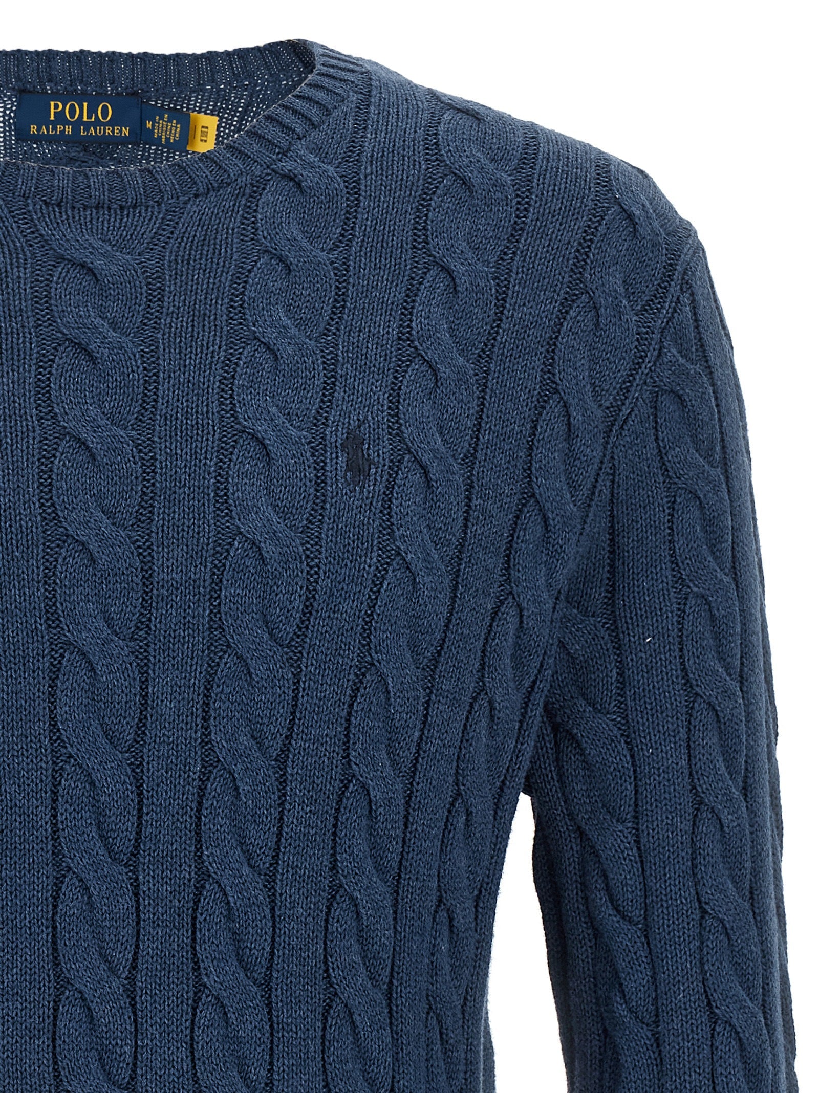 Polo Ralph Lauren Blue Cotton Cardigan