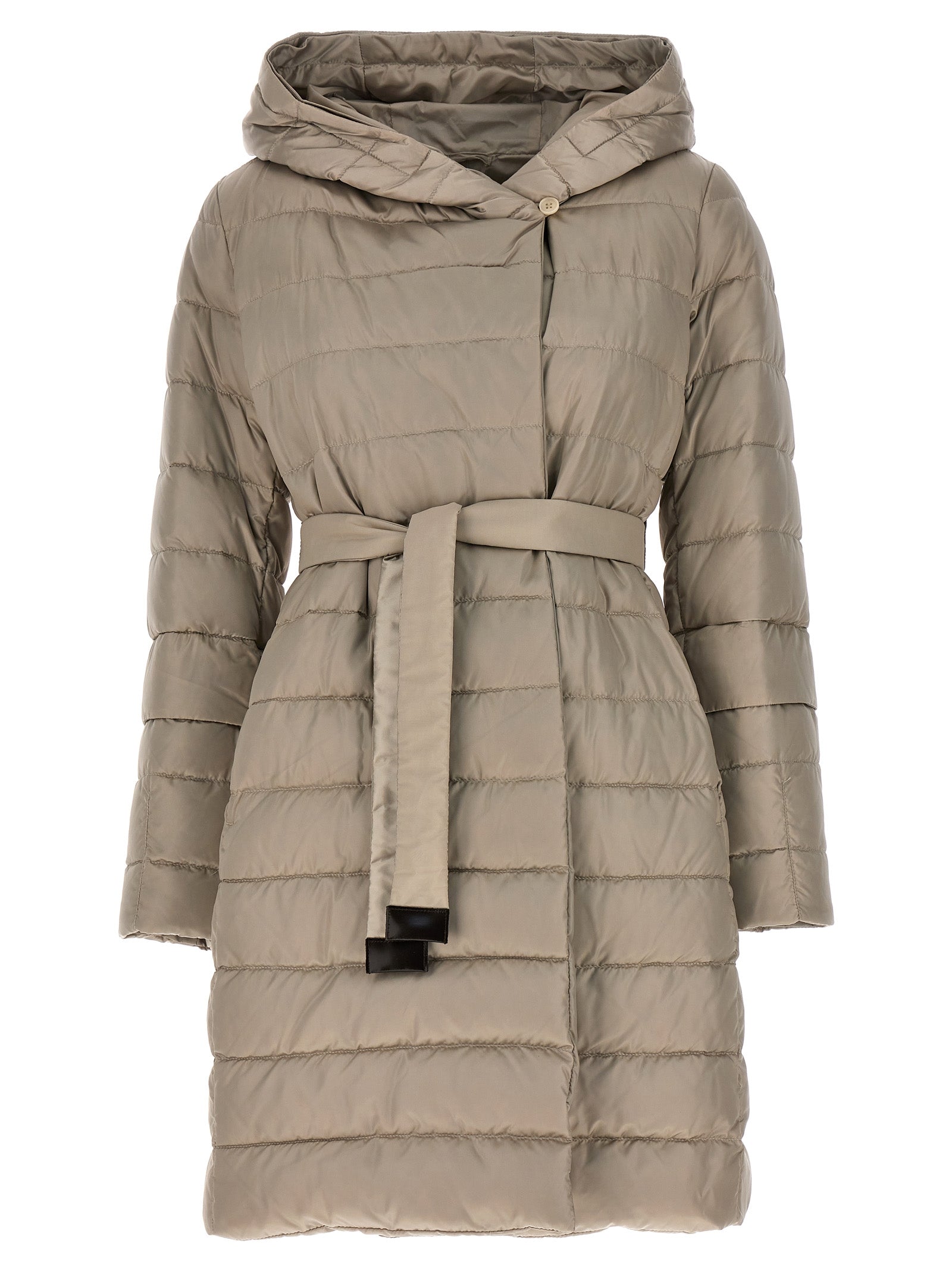 Max Mara Beige Polyamide Full-Length Jacket