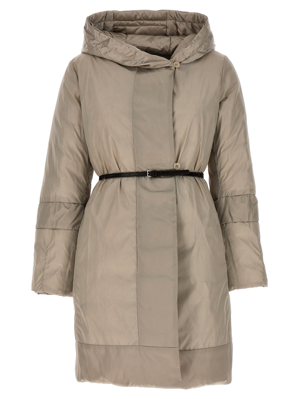 Max Mara Beige Polyamide Full-Length Jacket