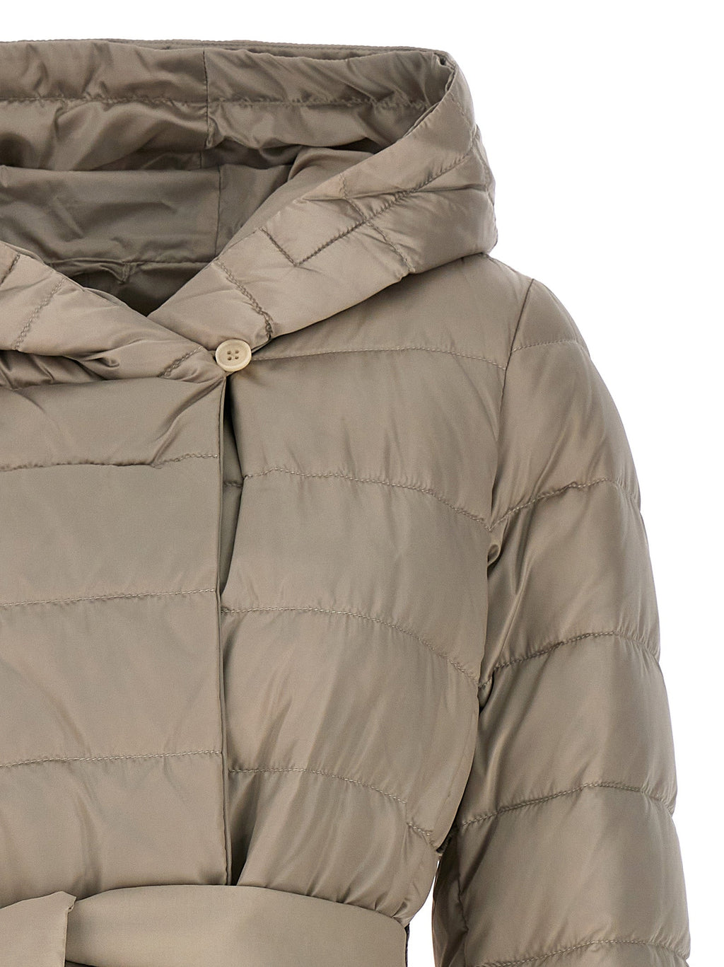 Max Mara Beige Polyamide Full-Length Jacket
