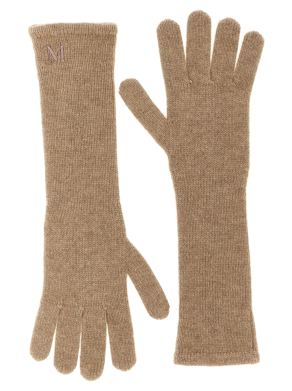 Max Mara Beige Cashmere Gloves