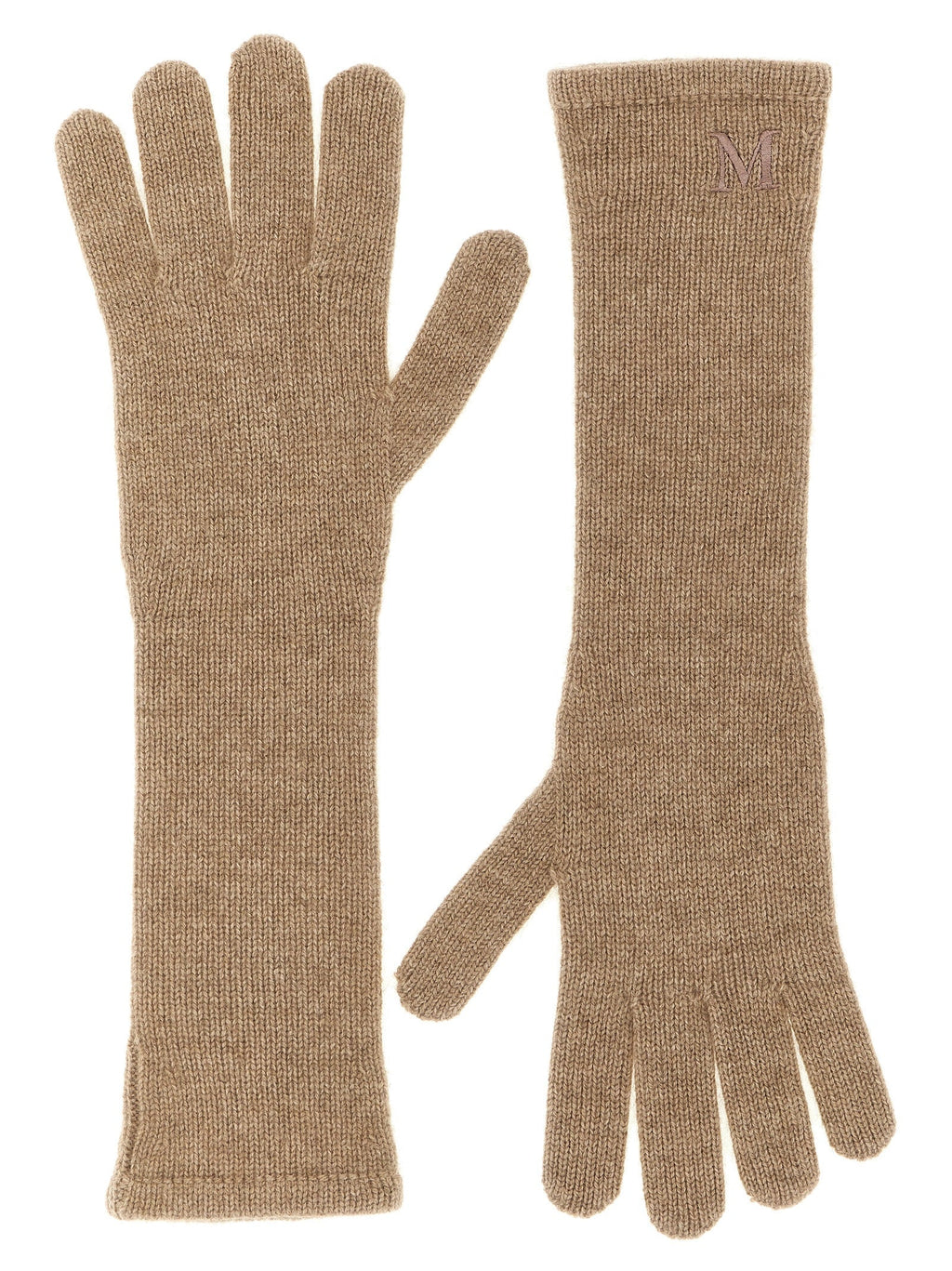 Max Mara Beige Cashmere Gloves
