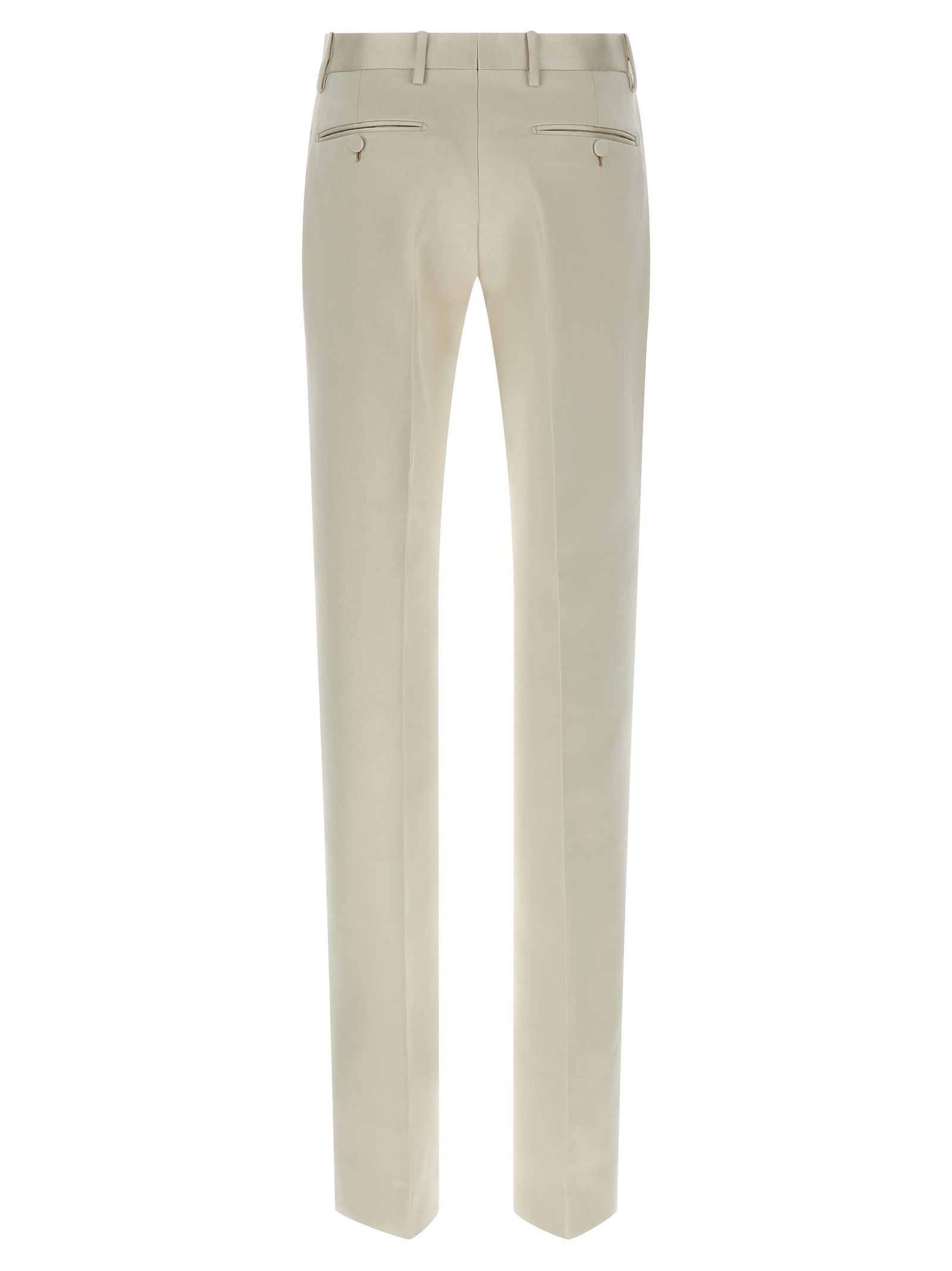 Tom Ford Beige Cotton Dress Pants