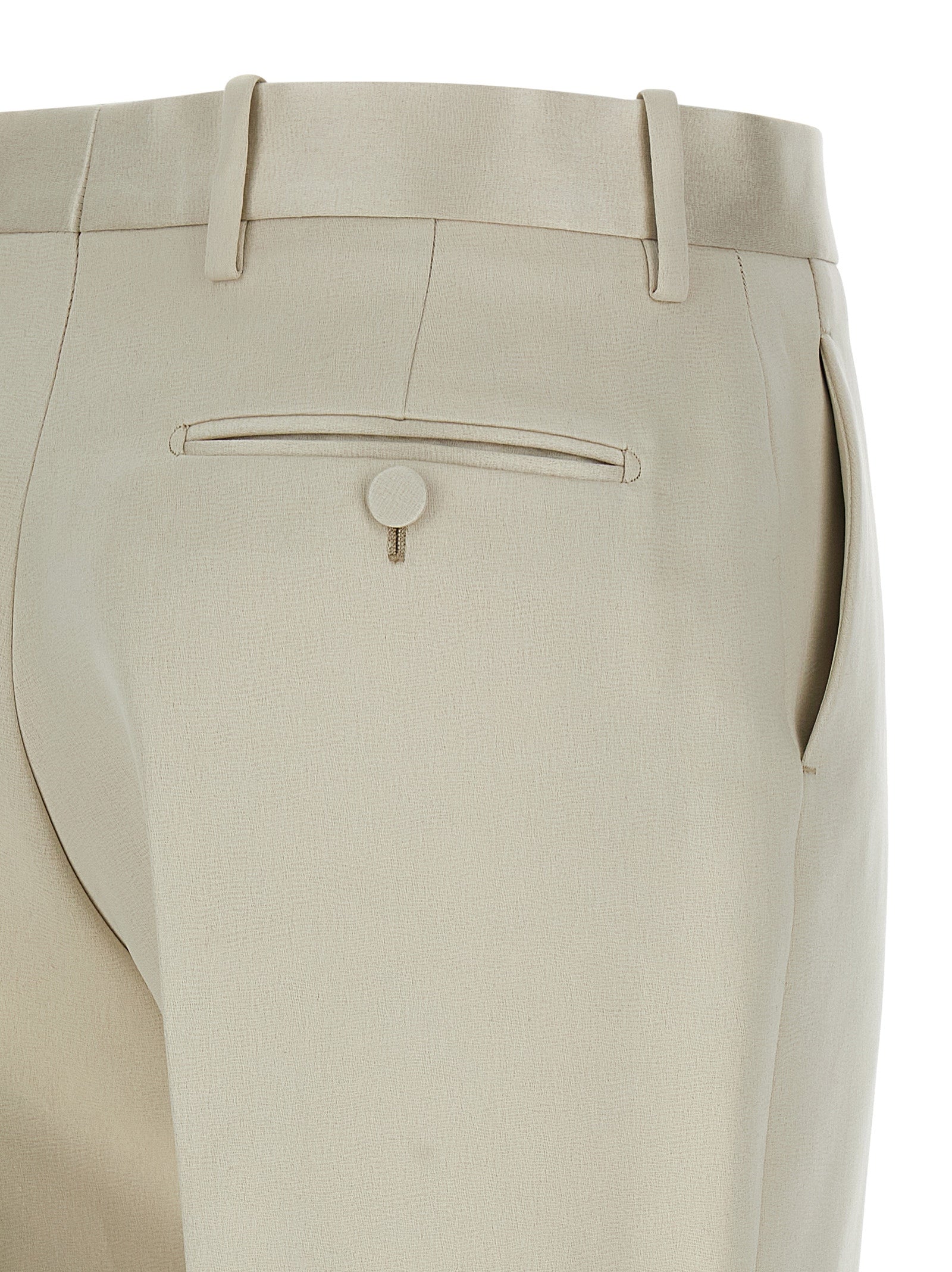 Tom Ford Beige Cotton Dress Pants