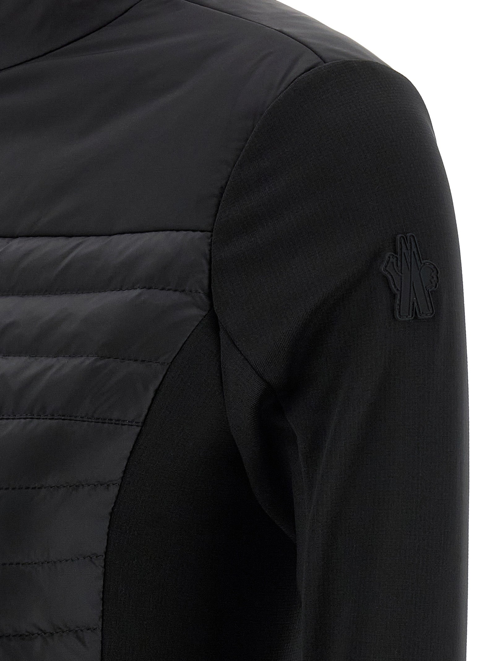 Moncler Grenoble Black Polyamide Cardigan
