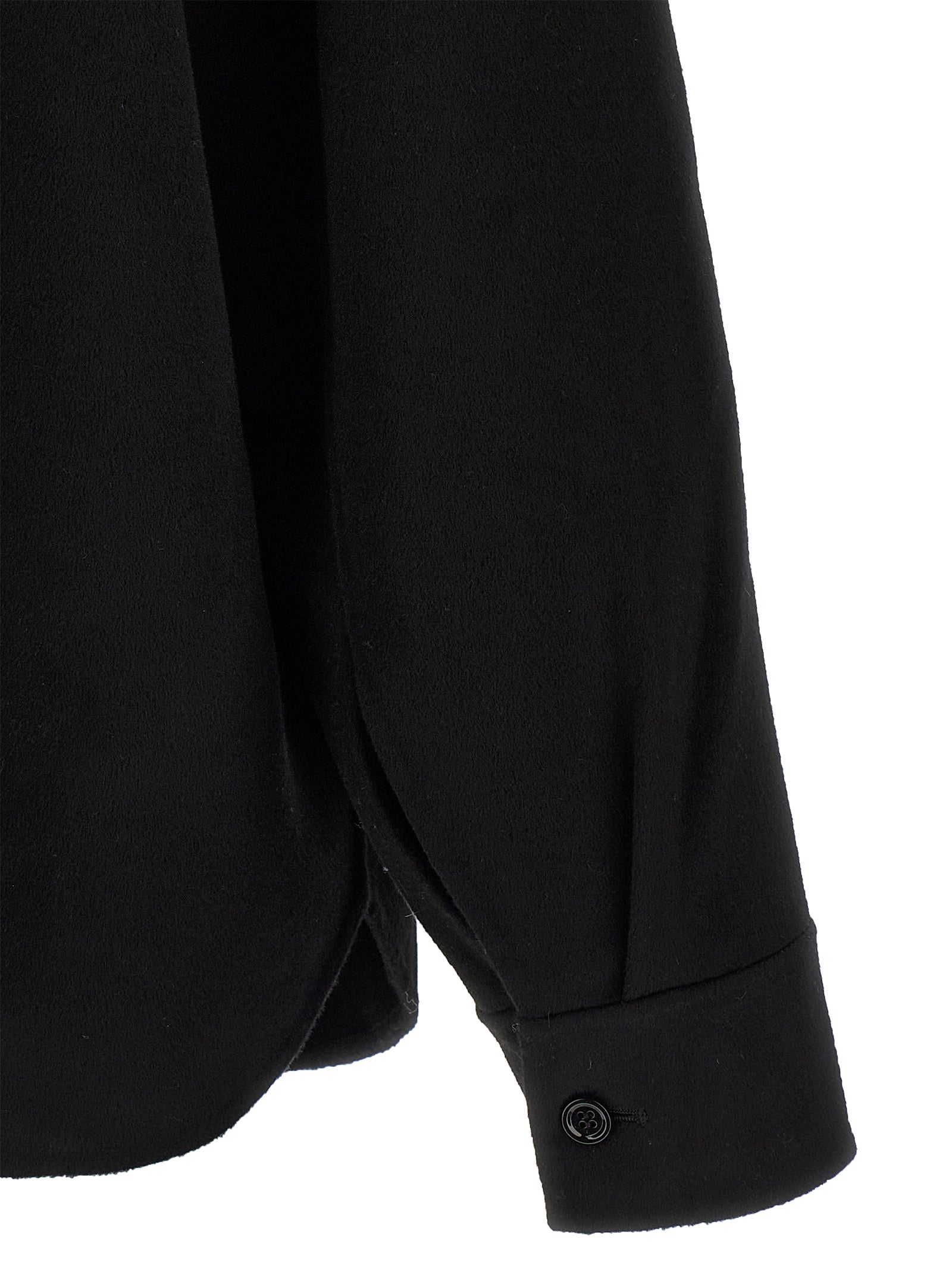 SÉFR Black Wool Blouse