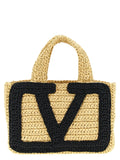 Valentino Garavani Black Viscose Tote Bag