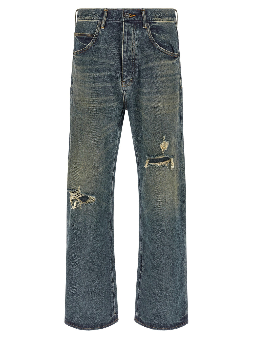 PURPLE Blue Cotton Jeans Denim