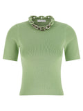 Paco Rabanne Bicolor Textile T-Shirt