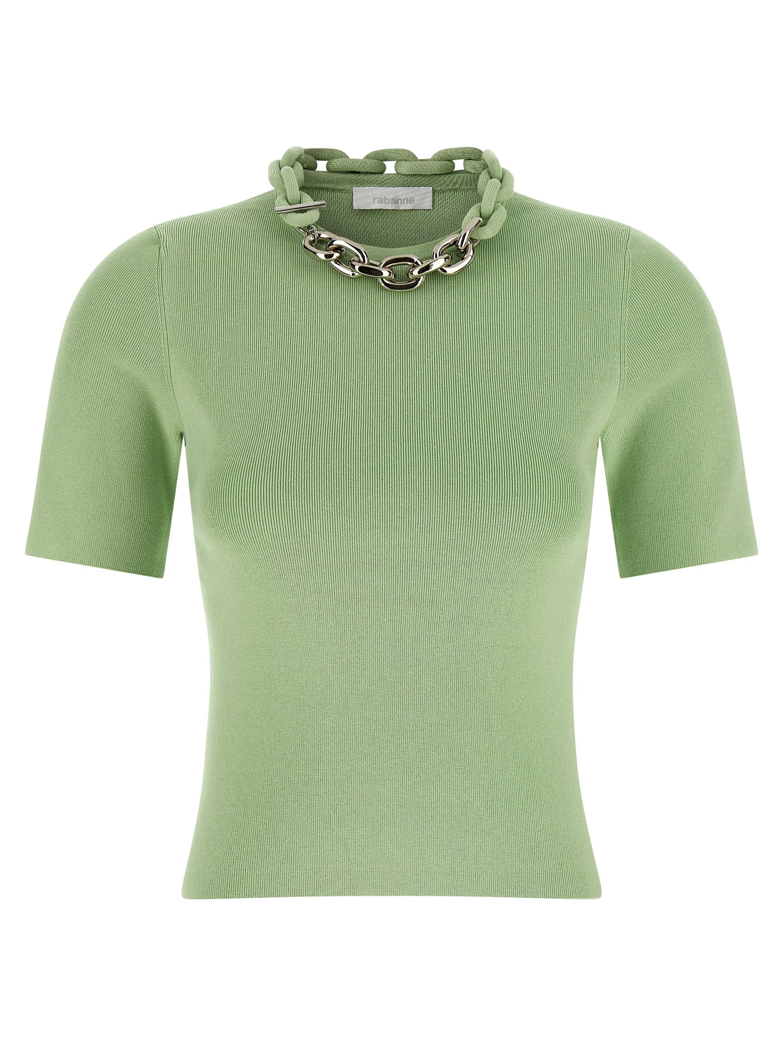 Paco Rabanne Bicolor Textile T-Shirt