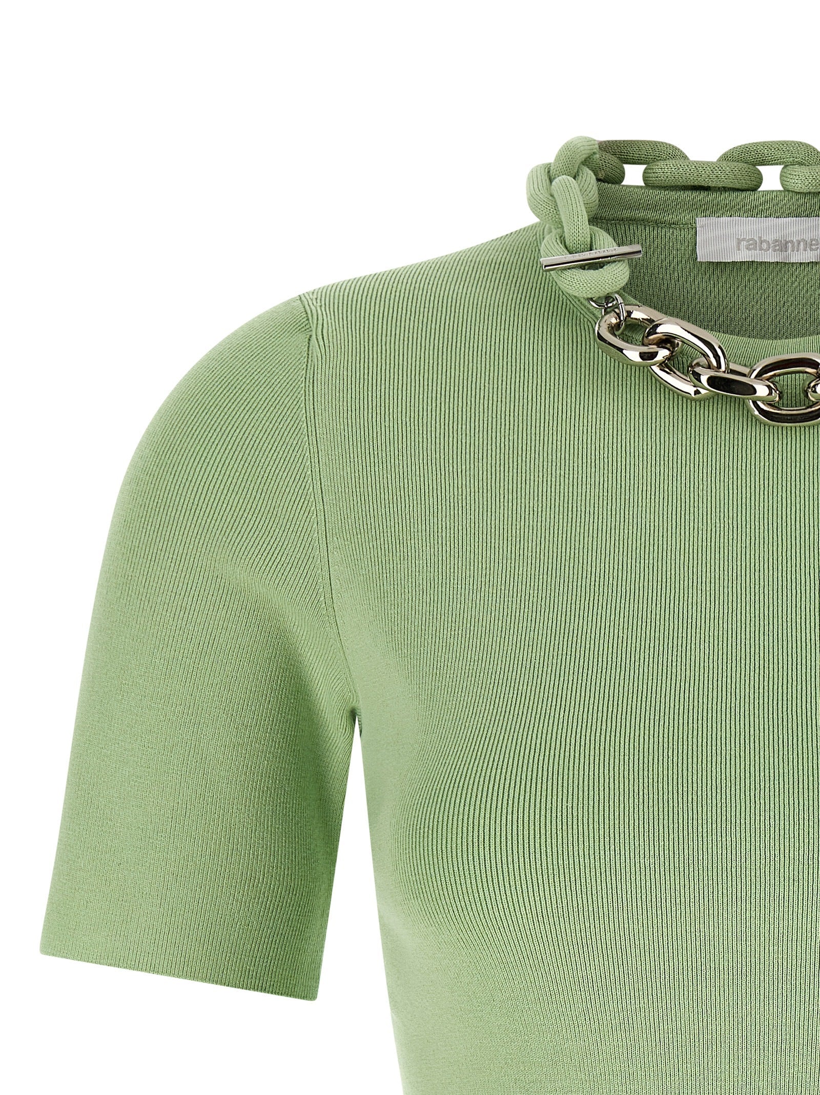 Paco Rabanne Bicolor Textile T-Shirt