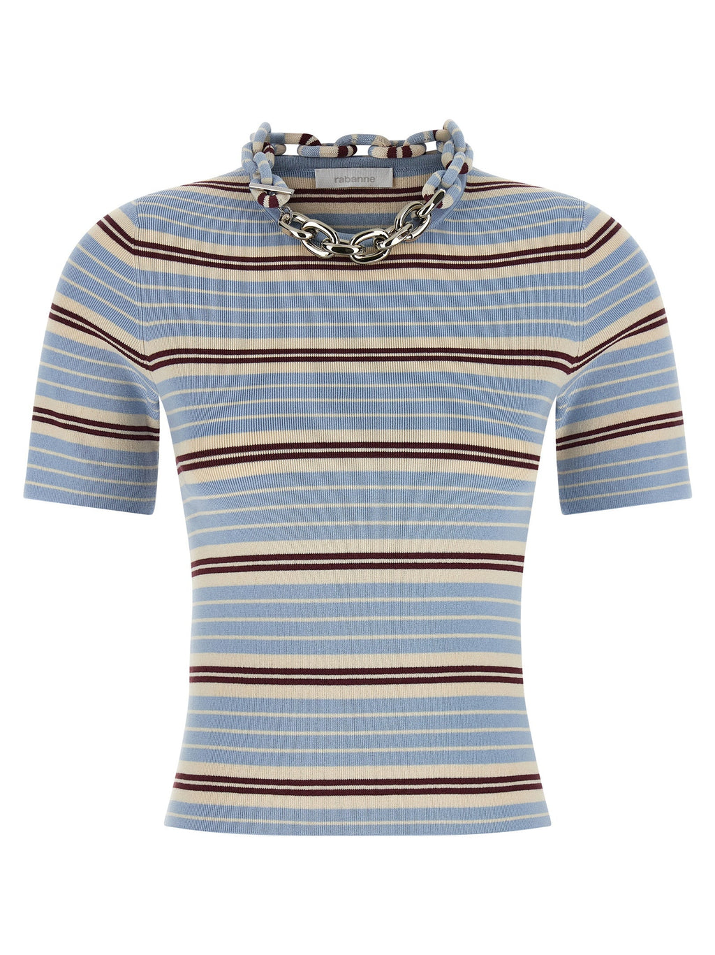 Paco Rabanne Blue Textile T-Shirt