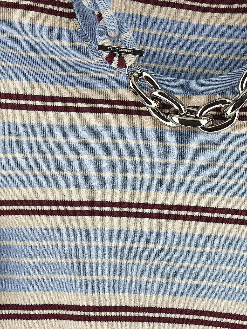 Paco Rabanne Blue Textile T-Shirt