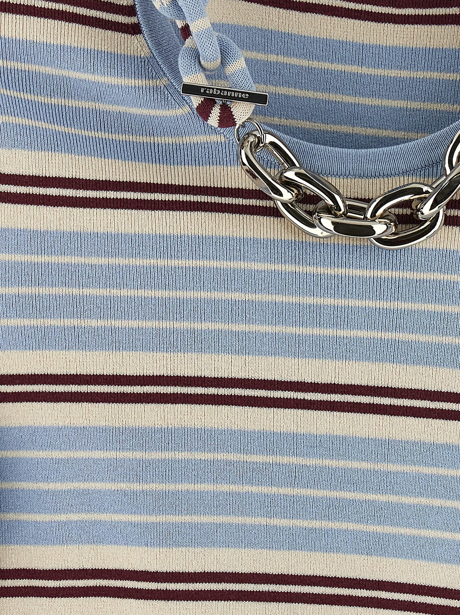 Paco Rabanne Blue Textile T-Shirt