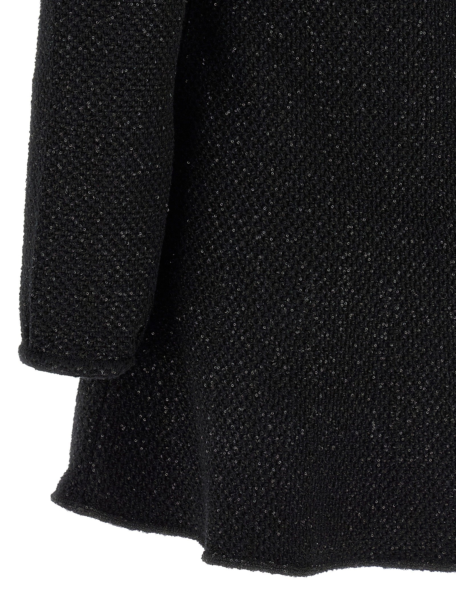 Self-Portrait Black Cotton Short Dress