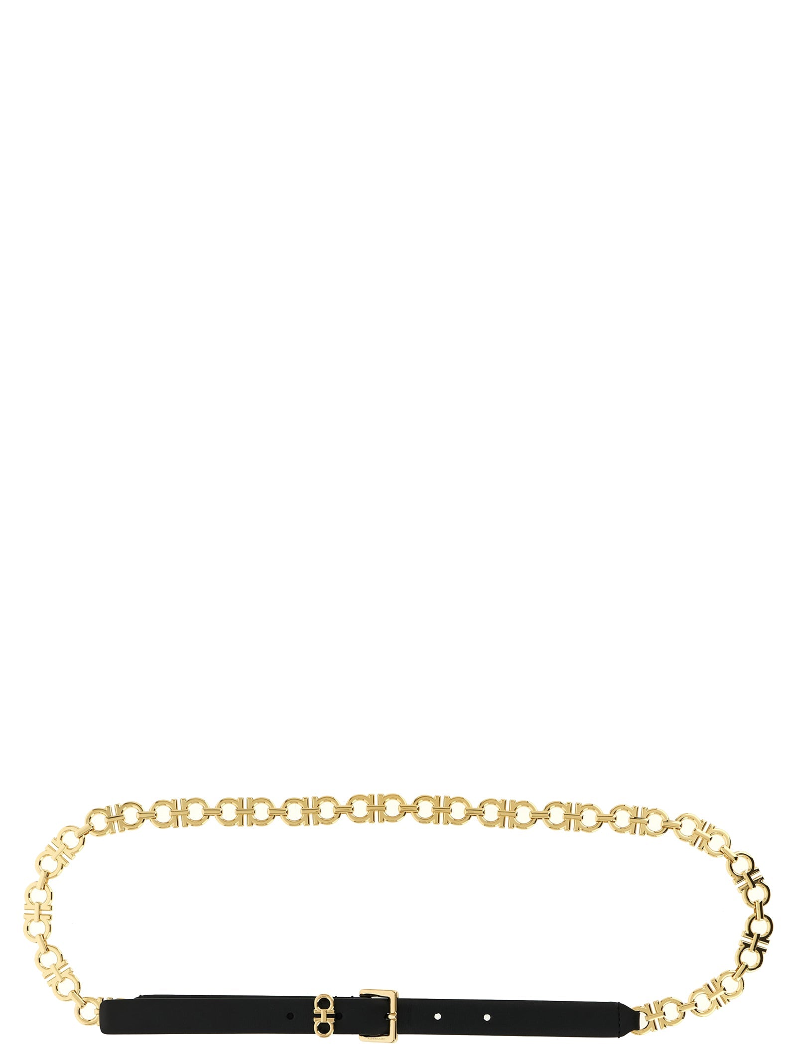 Ferragamo Black Calfskin Belt