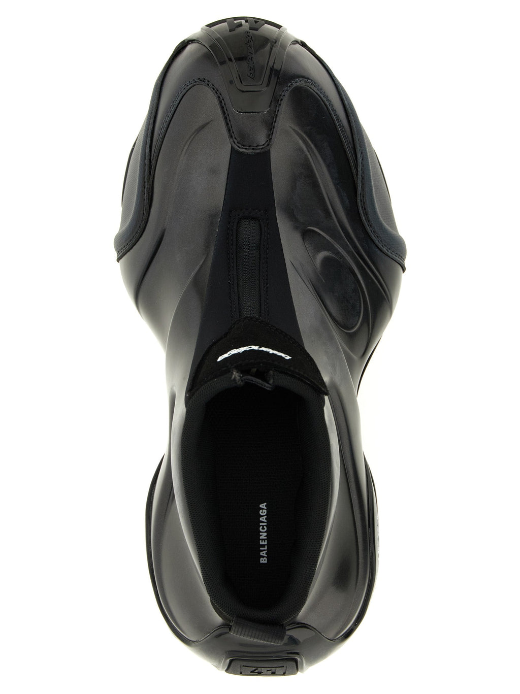Balenciaga Black Polyester Athletic Sneakers