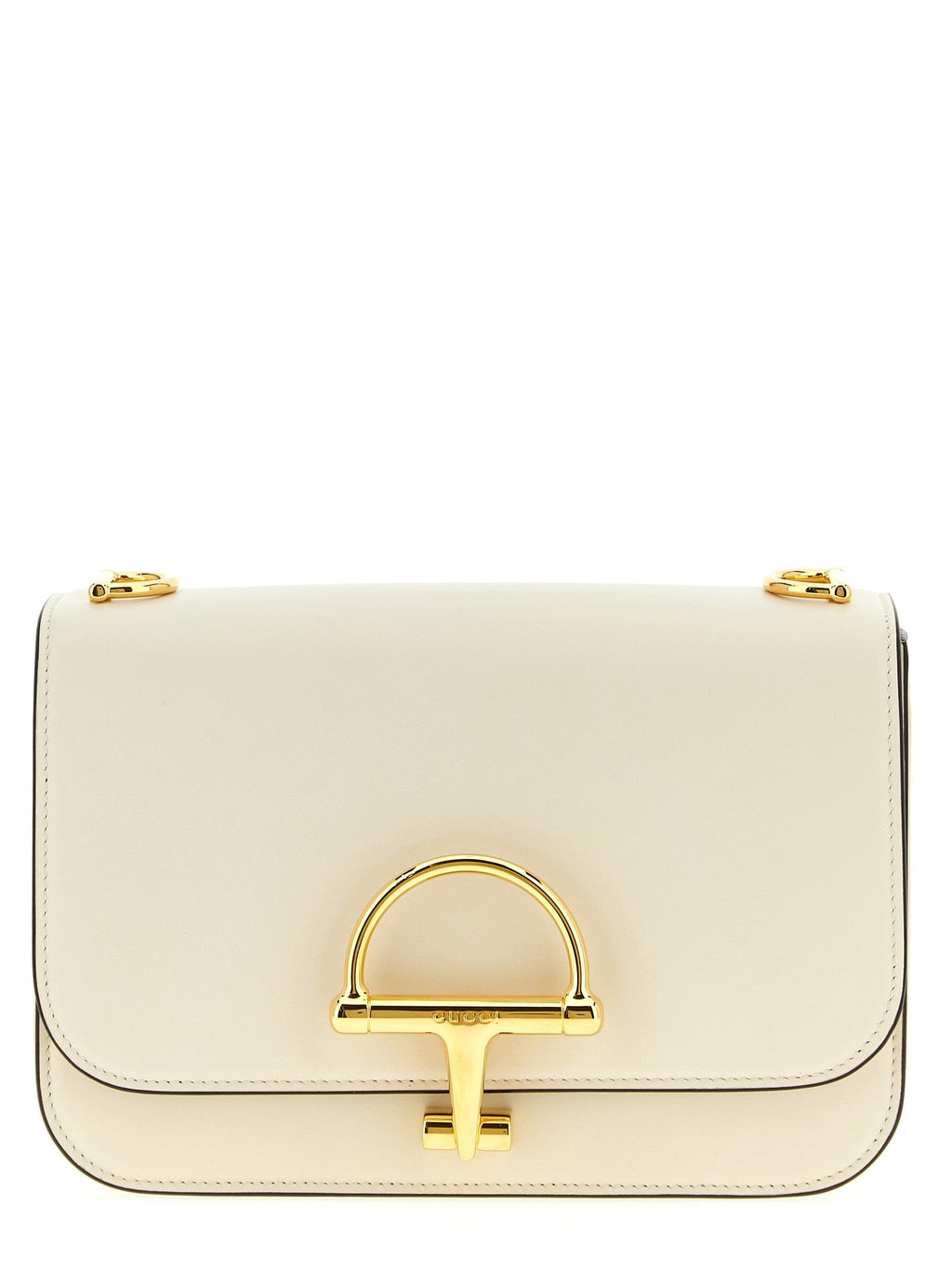 Gucci White Calfskin Shoulder Bag