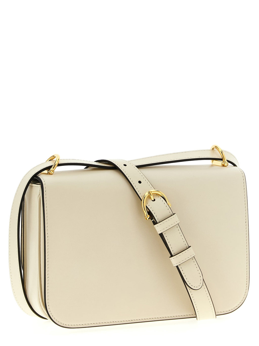 Gucci White Calfskin Shoulder Bag