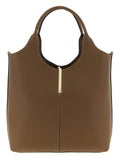 Tod's Brown Calfskin Handbag