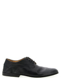 Marsell Black Calfskin Oxfords And Derbies