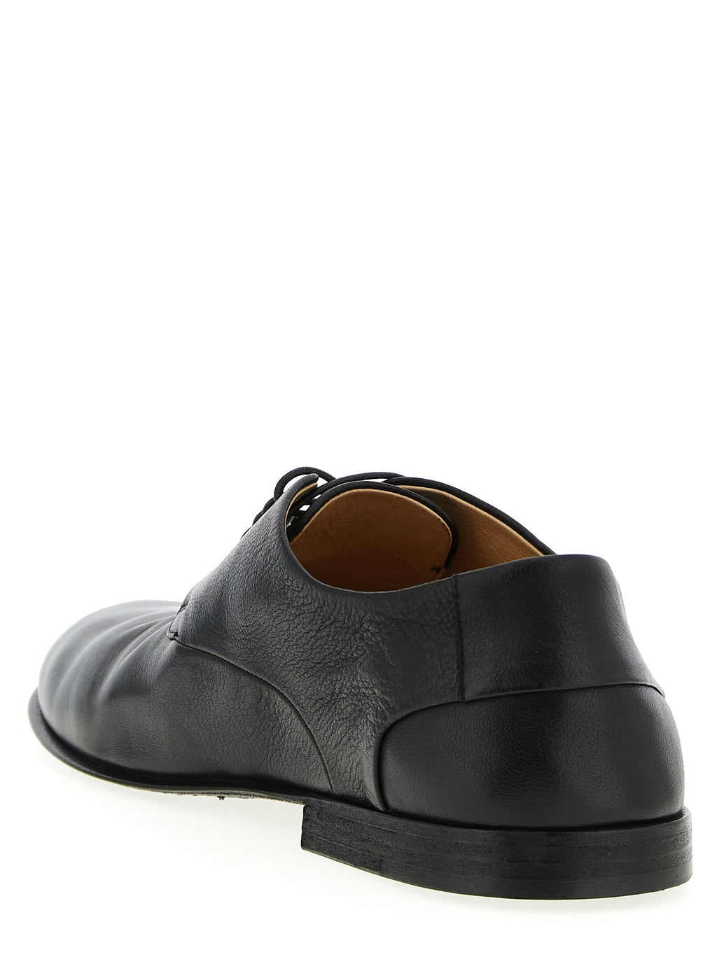 Marsell Black Calfskin Oxfords And Derbies