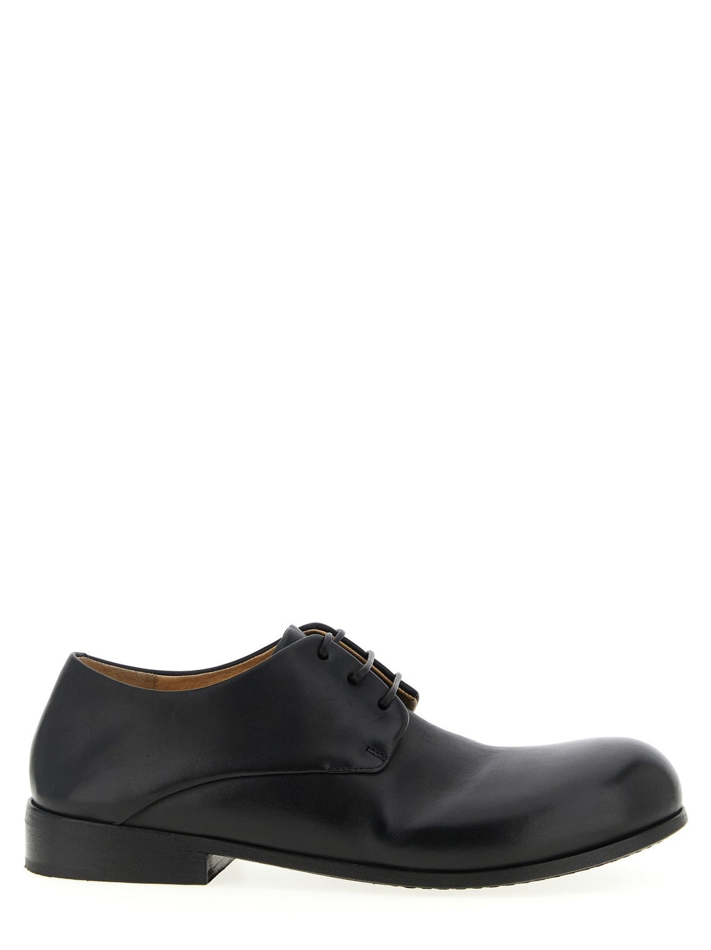 Marsell Black Calfskin Oxfords And Derbies