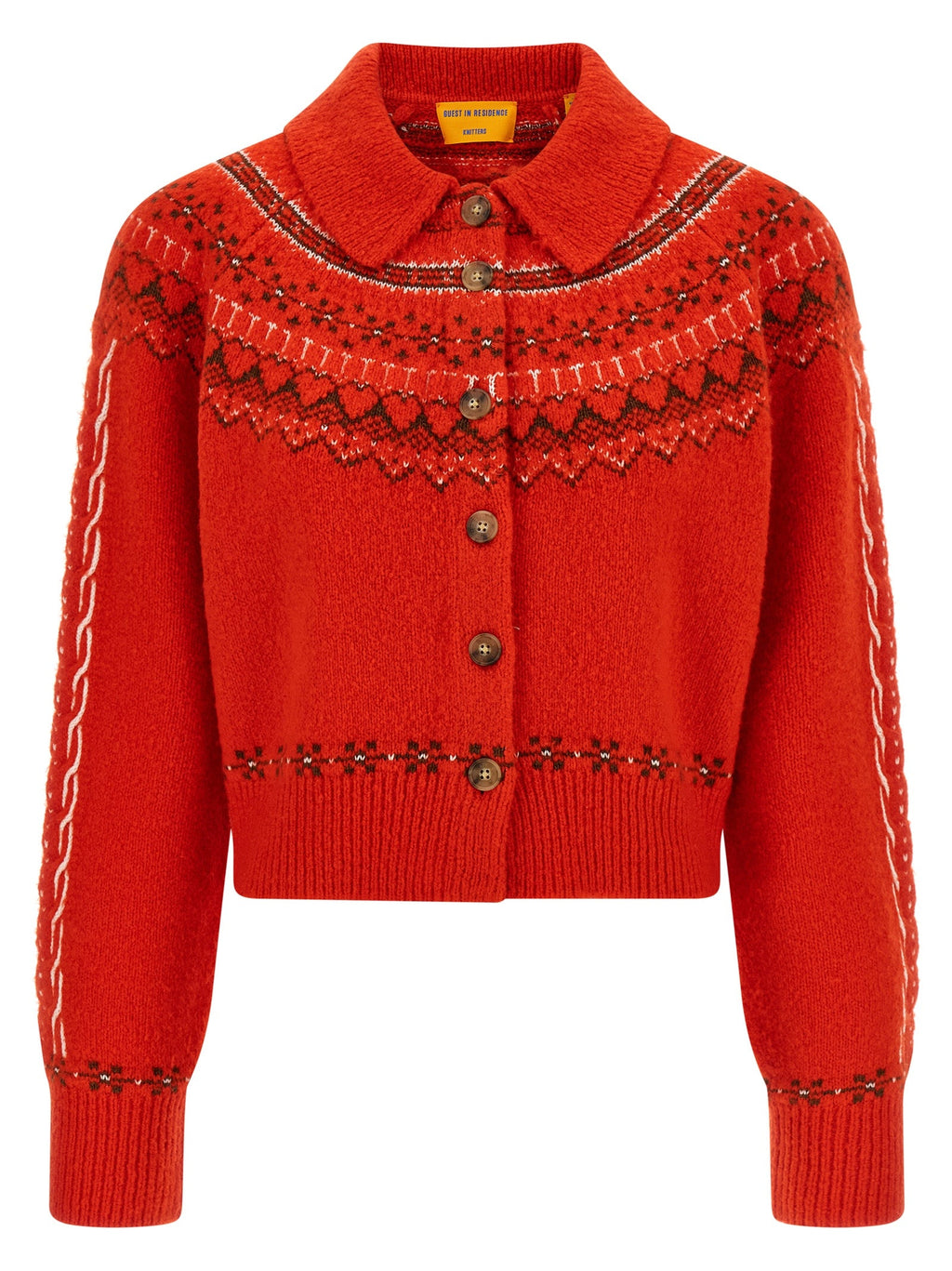 Guest in Residence Multicolor Wool Cardigan