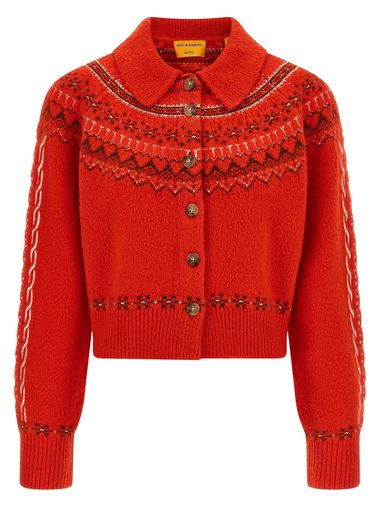 Guest in Residence Multicolor Wool Cardigan