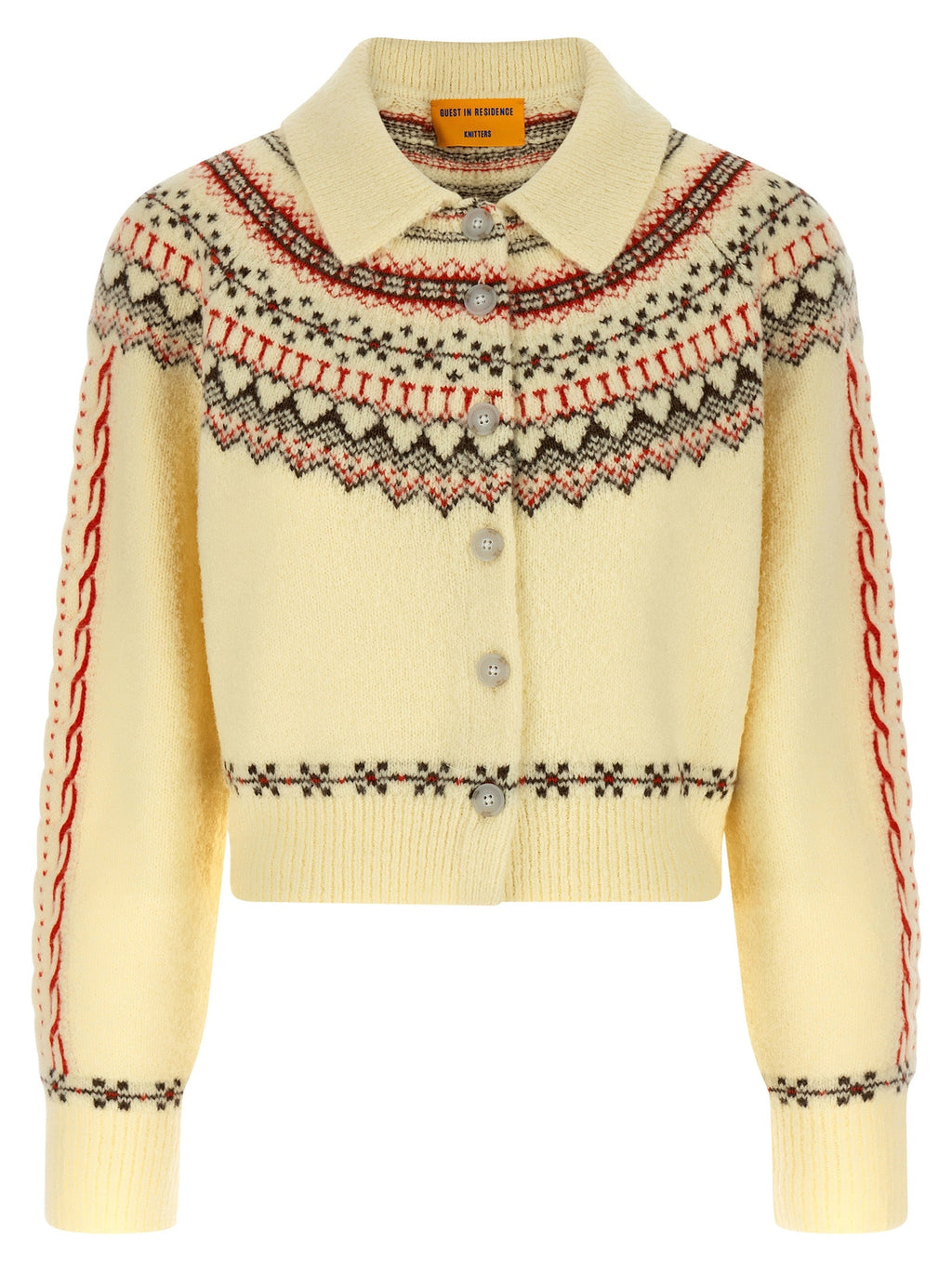 Guest in Residence Multicolor Wool Cardigan