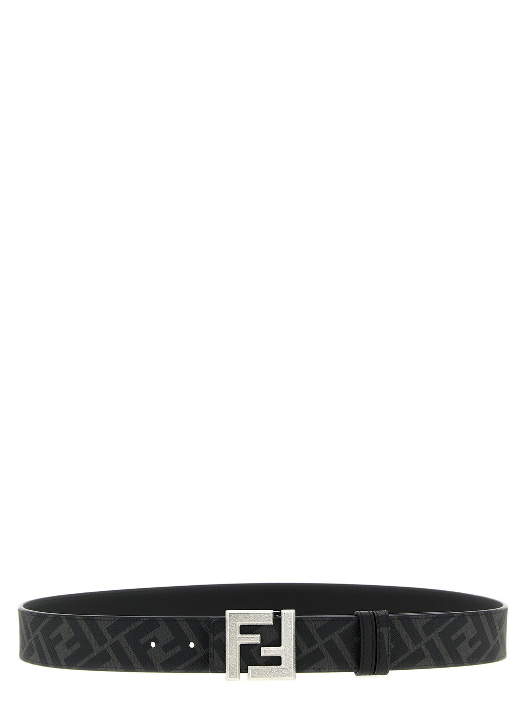 Fendi Black Calfskin Regular Belt