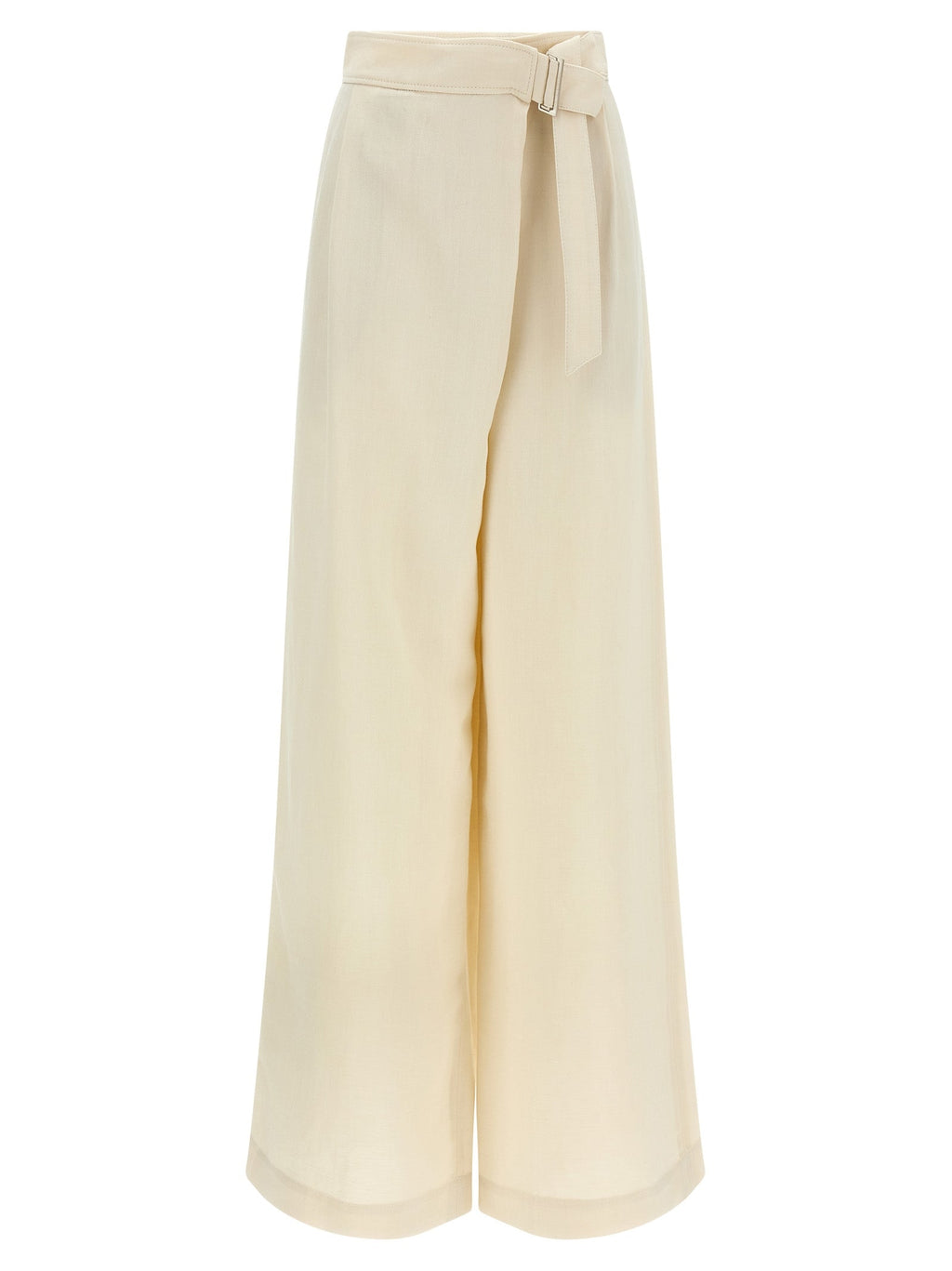 Brunello Cucinelli White Viscose Casual Pants