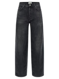 Haikure Black Cotton High-Waisted Jean