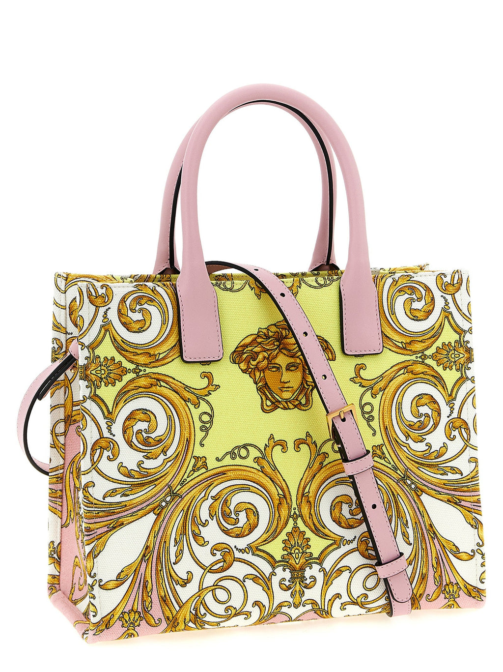 Versace Multicolor Cotton Tote Bag