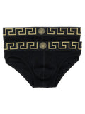 Versace Black Cotton Briefs
