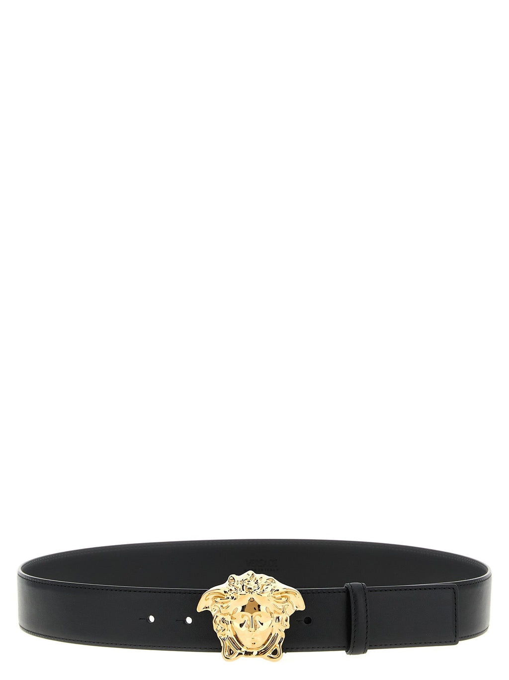 Versace Black Calfskin Regular Belt